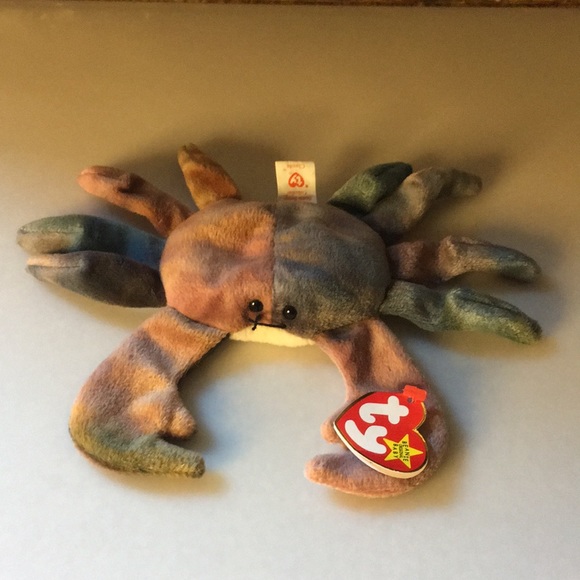 Ty Beanie Babies Claude and Teenie Beanie Babies Claude the Crabs - Picture 2 of 12